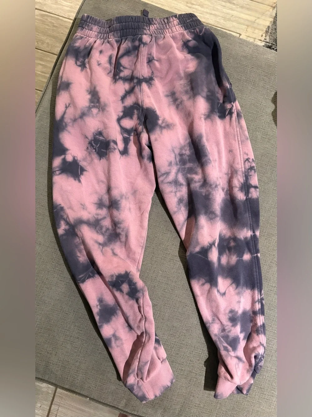 Nike Club Fleece Girls Boys Purple Tie Dye Sweatpants Joggers Large L